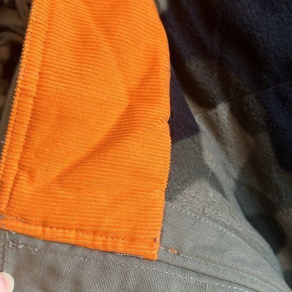 NWT $180 Columbia Loma Vista ll Jacket Size 6X Khaki/Green Camo Orange Collar - Picture 9 of 10